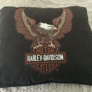 Harley Davidson throw pillow
